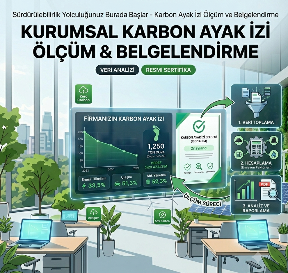 karbon ayak izi ölçüm ve belgelendirme